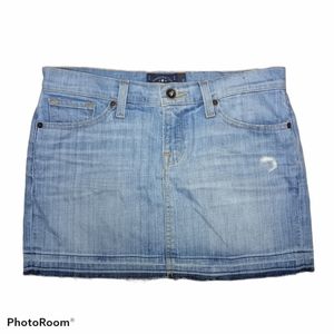Lucky Brand Blue Denim Mini Skirt
